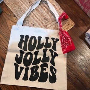 ▪️HOLLY JOLLY VIBES Tote